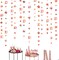 Rose Gold 10th Birthday Number 10 Garland – Metallic Twinkle Star Party Banner